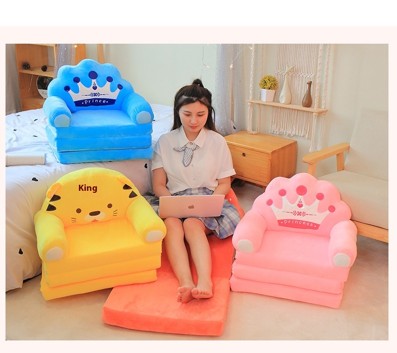 Title 4, Children Sand Folding Single Sofa Bed