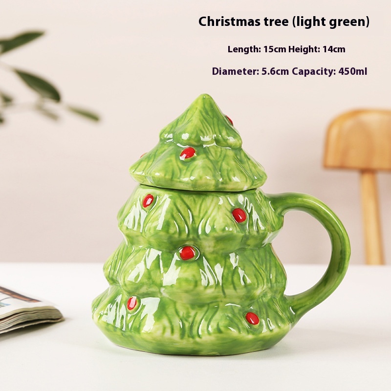 Christmas Tree With Lid Green