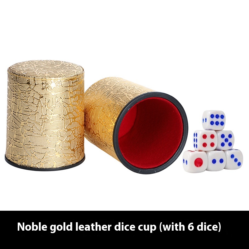 Noble Gold Dice Box