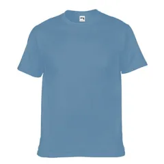 Thick T-shirt Jie Dan HA00 Hammer Cotton Short Sleeve TEE Blank T-shirt Customization - Indigo-L - View 1