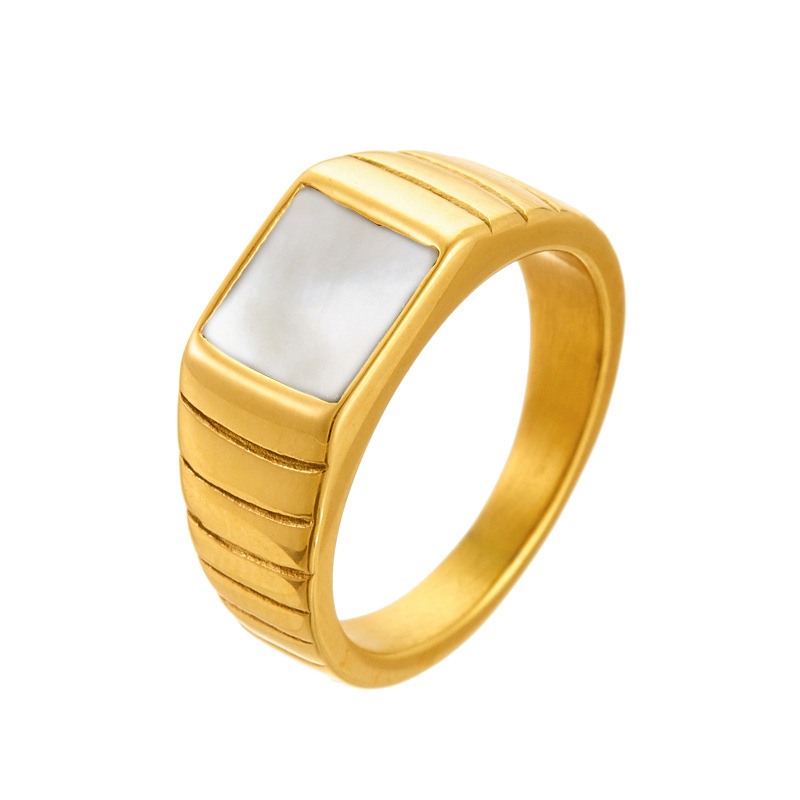 Golden White Shell Style