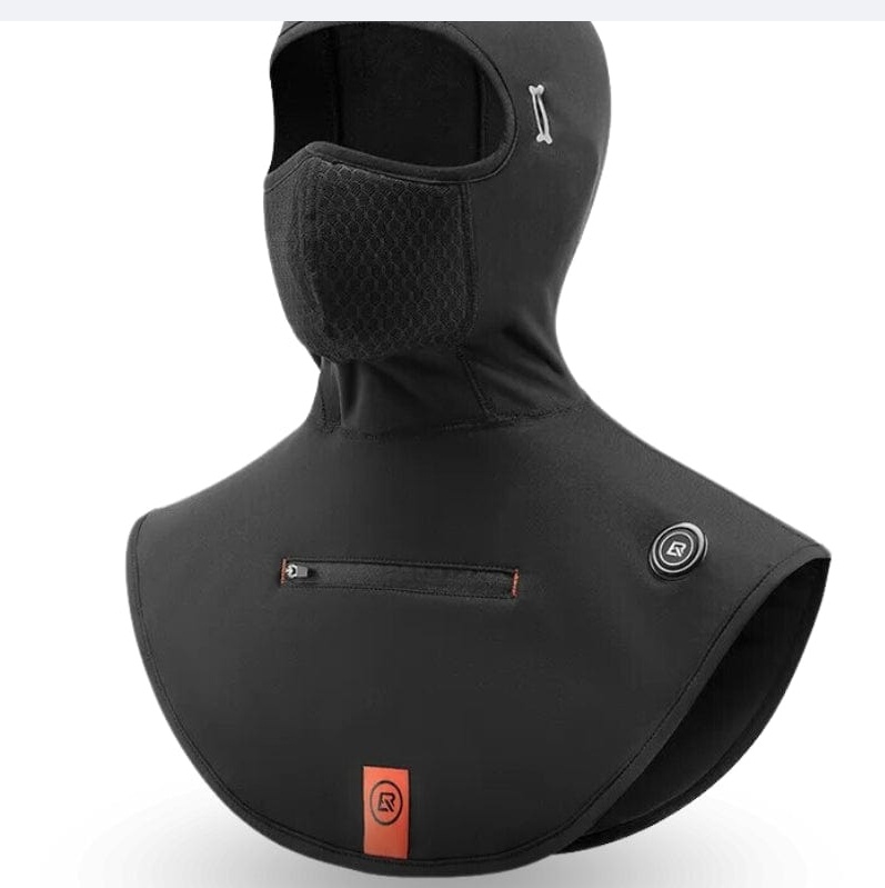 خوذة ركوب بدفء كهربائي مع قناع وسلسلة شتوية مقاومة للريح للرجال