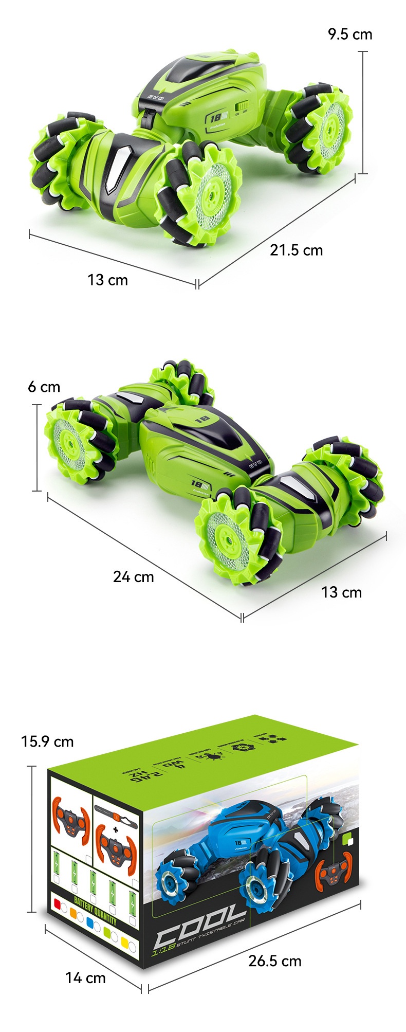 Title 10, Mini Gesto Sensing Carros de Controle Remoto El...