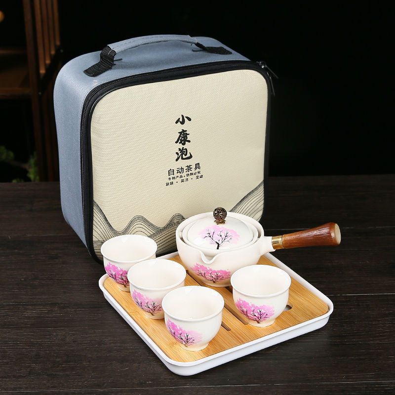 Title 3, Kung Fu Tea Set Side Handle One Pot Four Cups