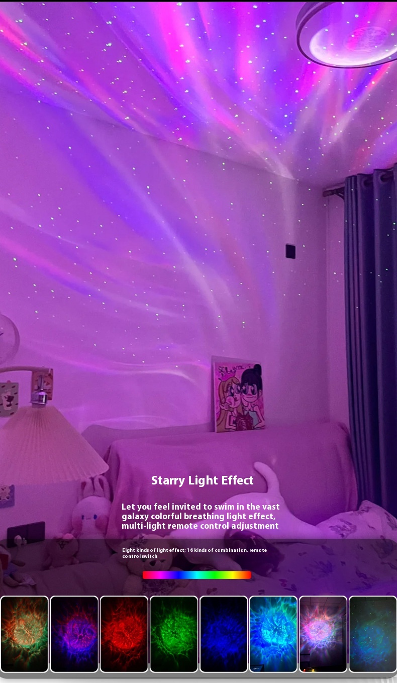 Title 4, Usb Star Light HD Focusing Night Light Atmosphe...