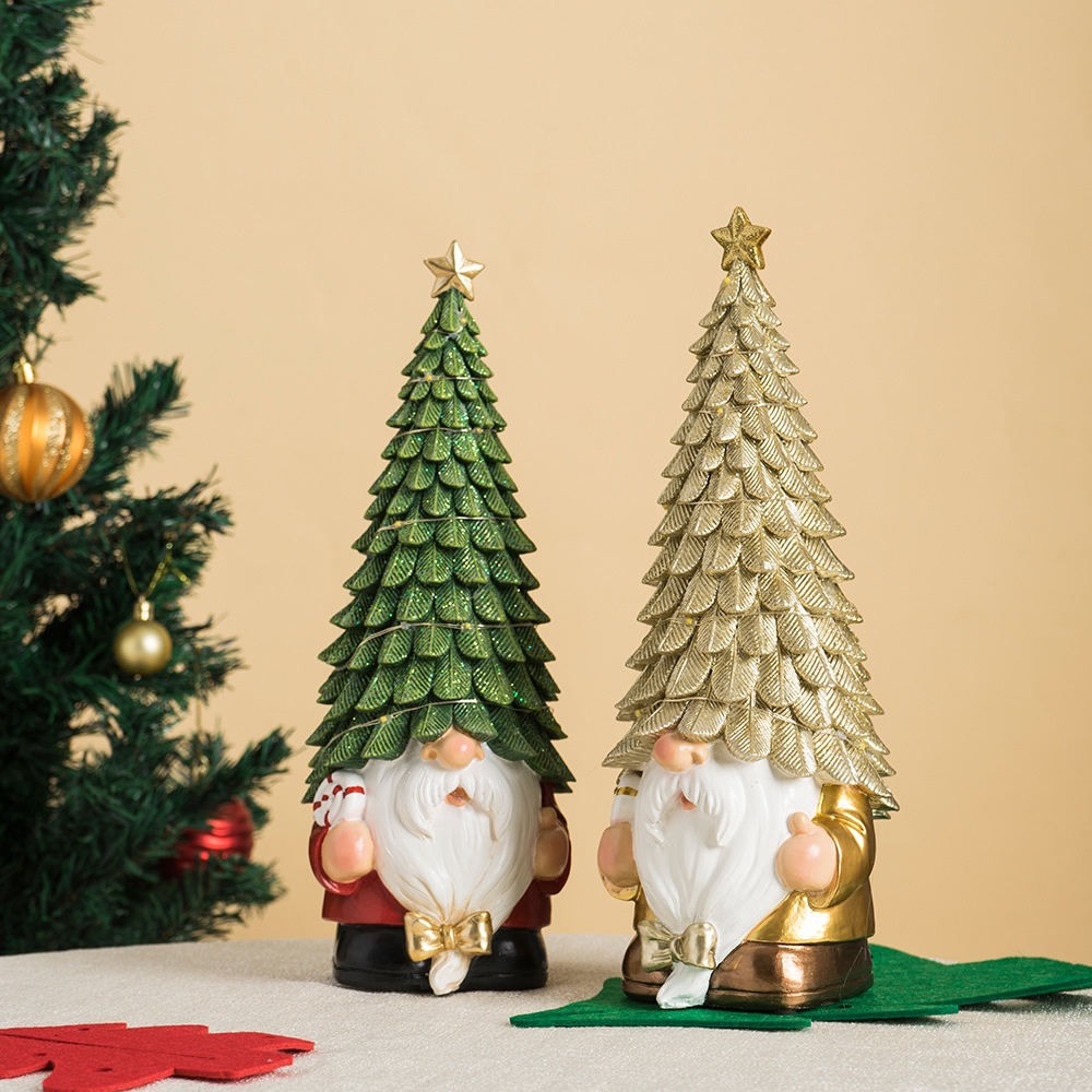 Title 16, Christmas Tree Home Sculpture Desktop Holiday D...