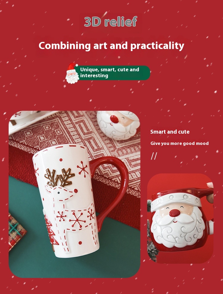 Title 13, Santa Claus Ceramic Cup Office Home