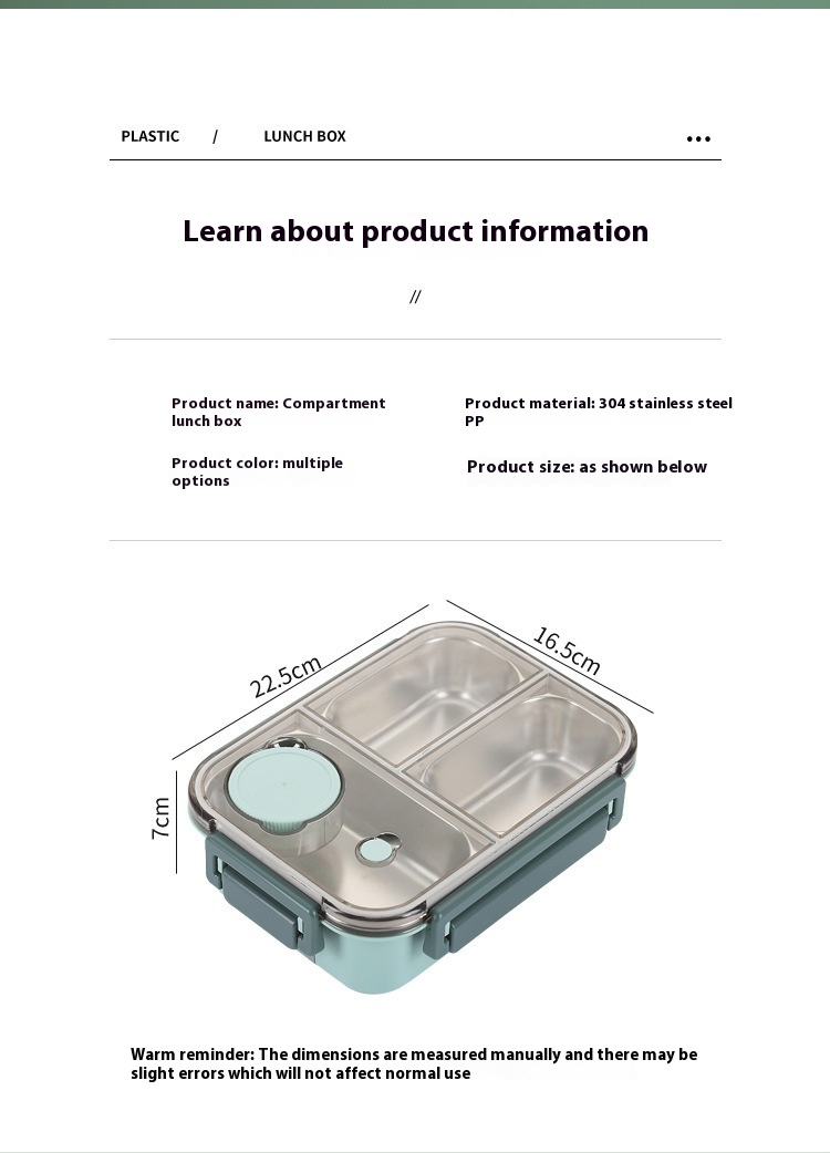 Title 5, 304 Stainless Steel Sealed Insulated Lunch Box ...