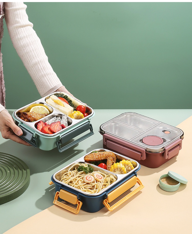 Title 8, 304 Stainless Steel Sealed Insulated Lunch Box ...