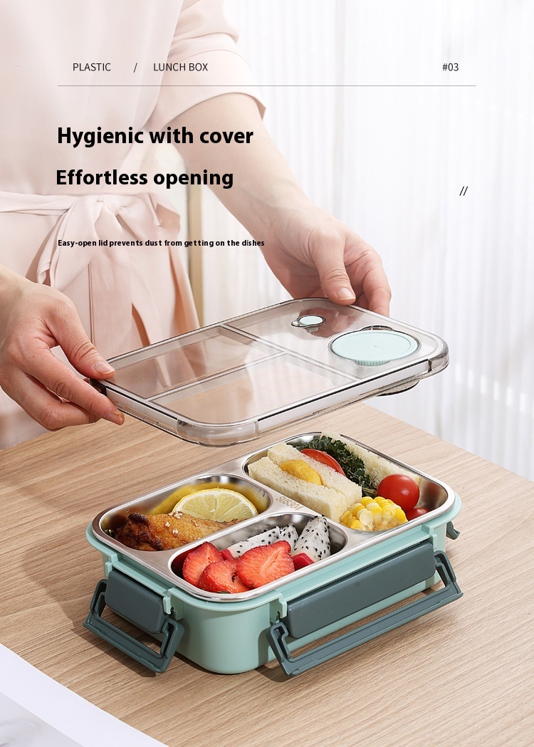 Title 15, 304 Stainless Steel Sealed Insulated Lunch Box