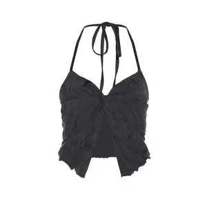 Niche Kink Halter Tank Top - Black