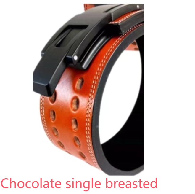 Chocolate single breasted