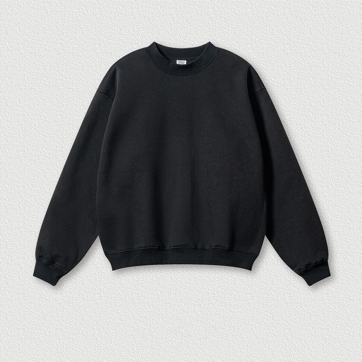 Black round neck