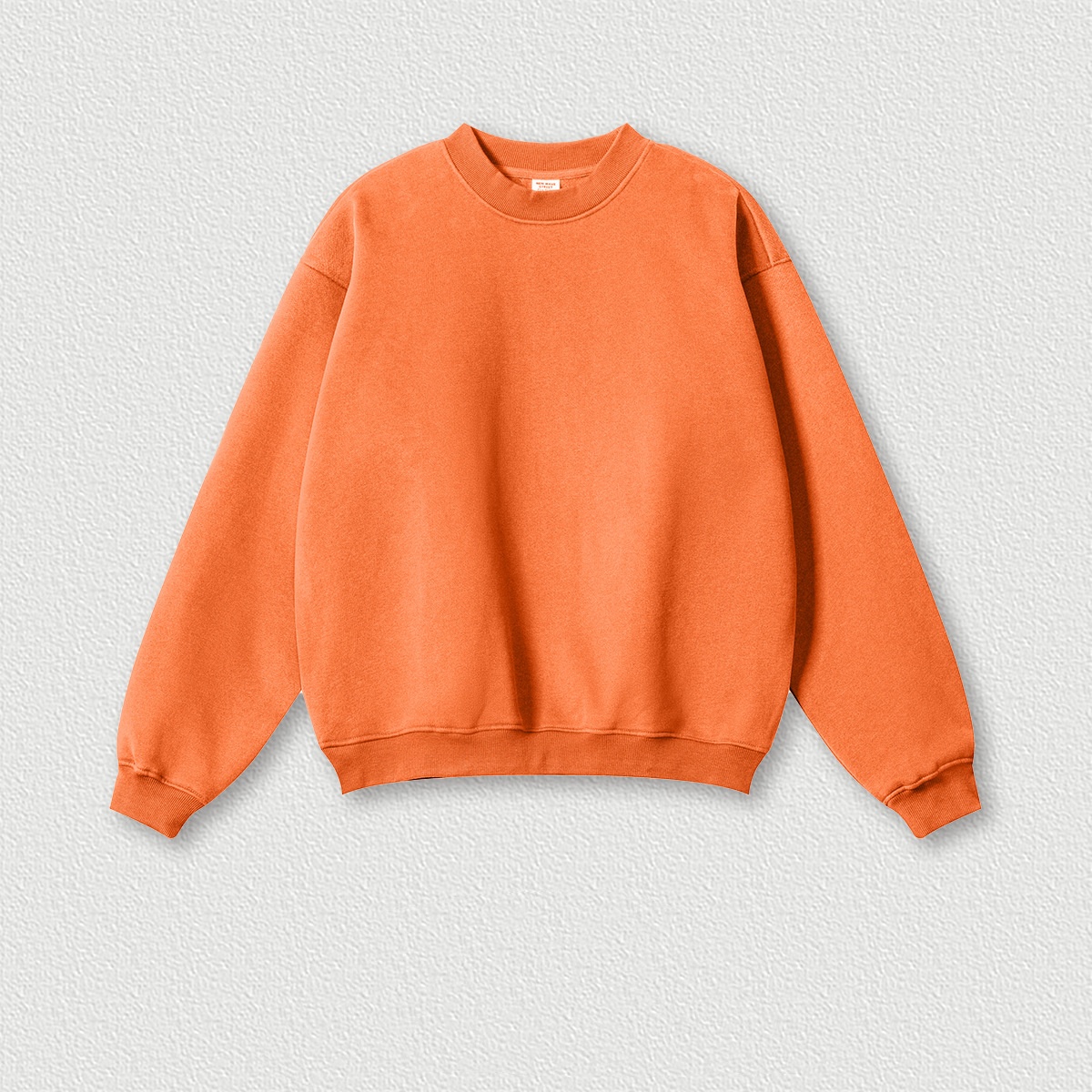 Orange round neck