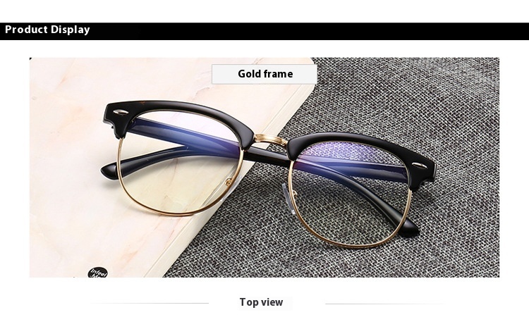 Title 13, Anti Blue Light Versatile Decorative Flat Glasses