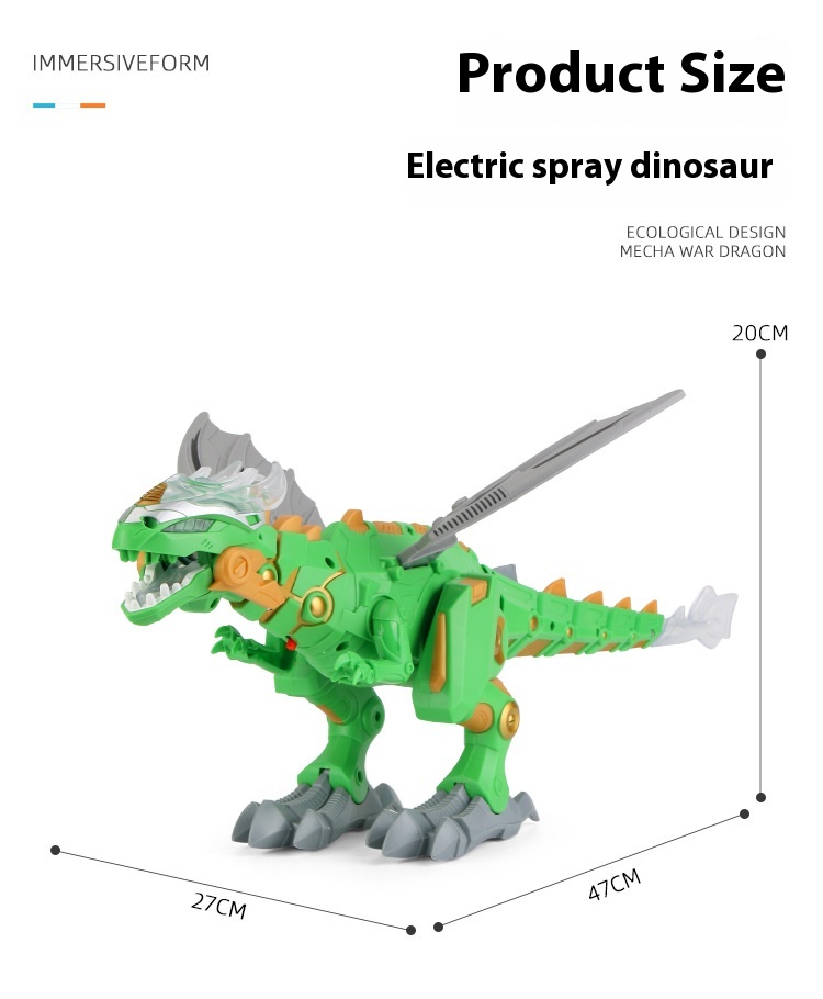 Title 2, Elektrische wandelende draken-dinosaurus met ne...