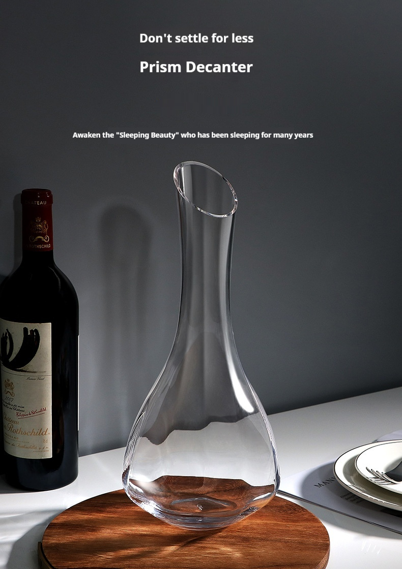 Title 5, Crystal Prismatic Wine Decanter Household Light...