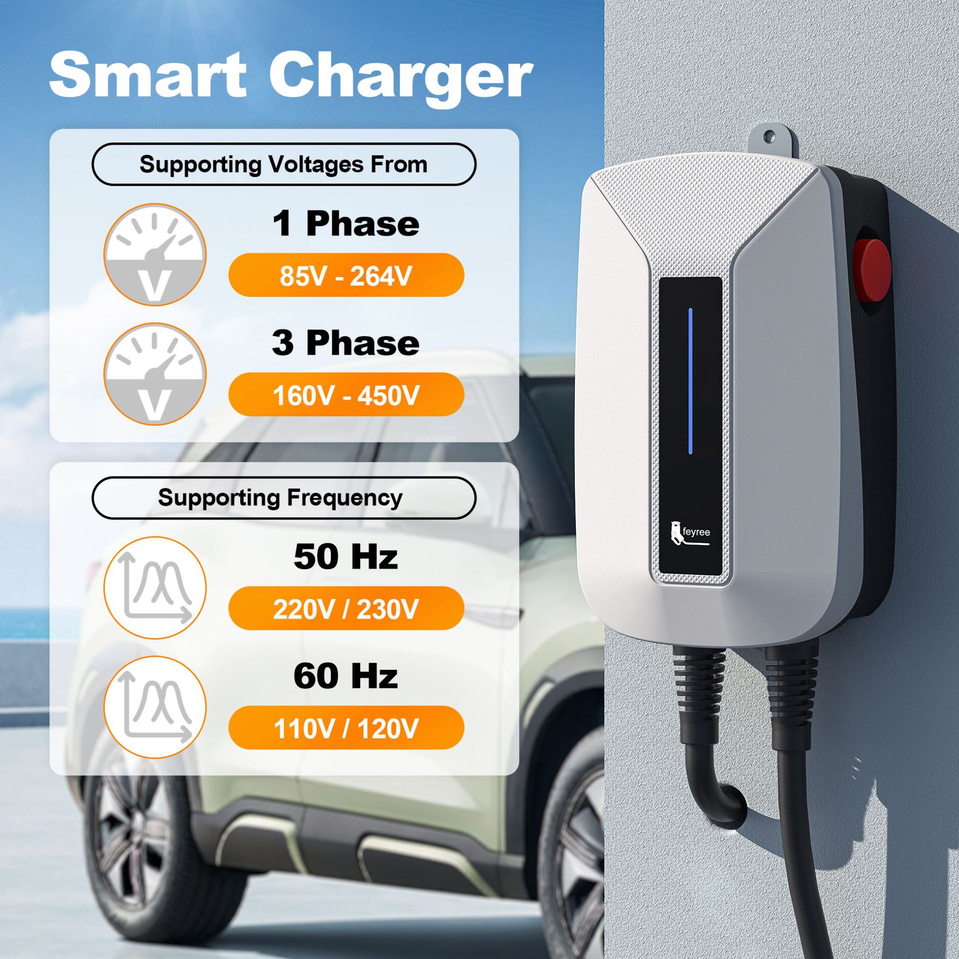 Title 1, 7KW Evrensel Hızlı Şarj Tabancası Yeni Enerji A...