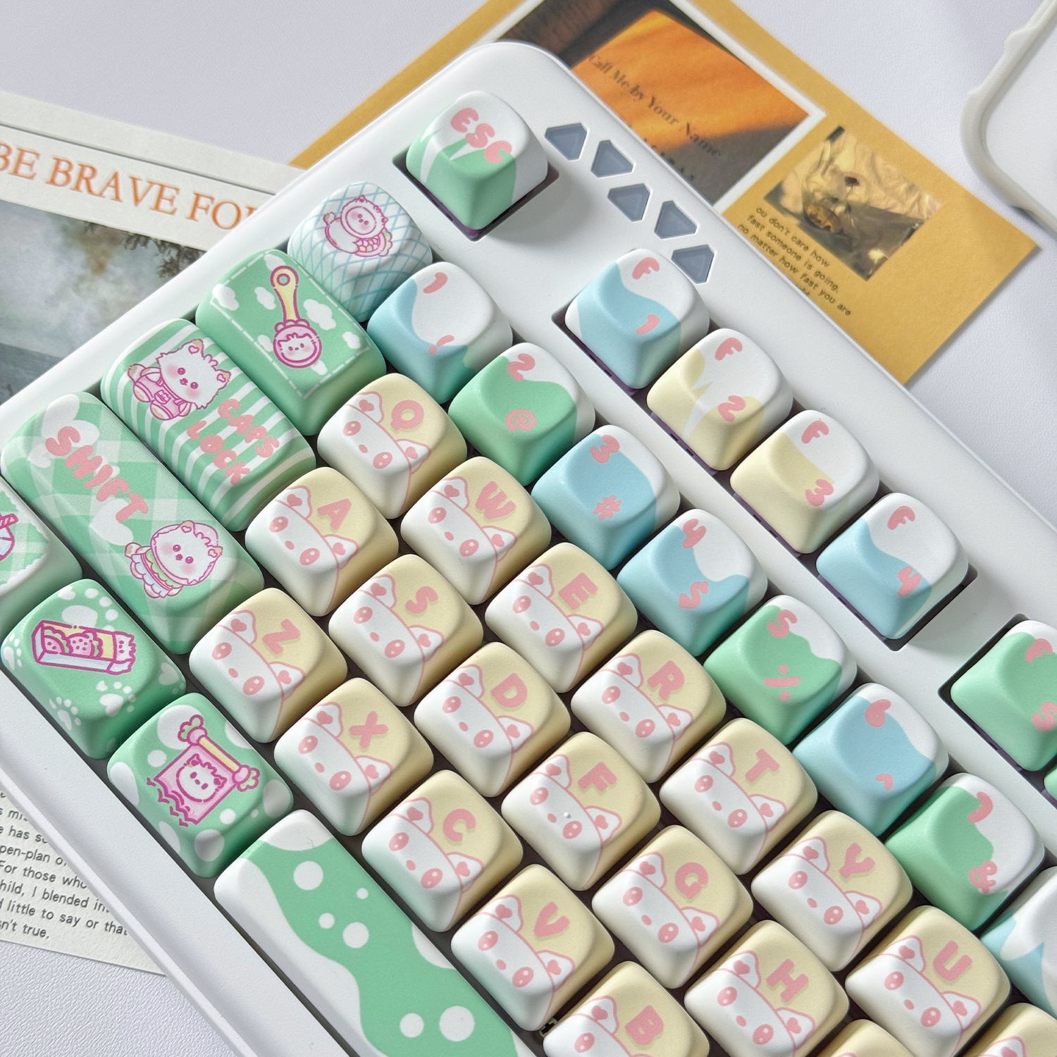 Title 4, PBT Material Girl Series Keycaps