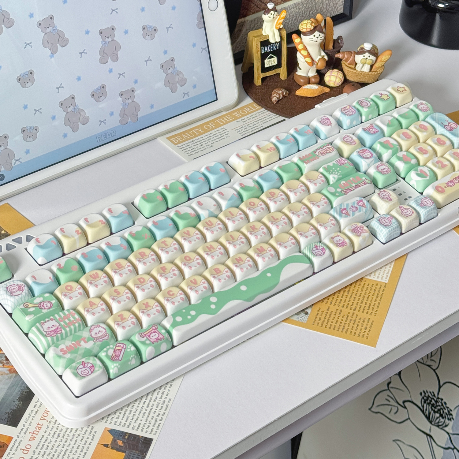 Title 5, PBT Material Girl Series Keycaps