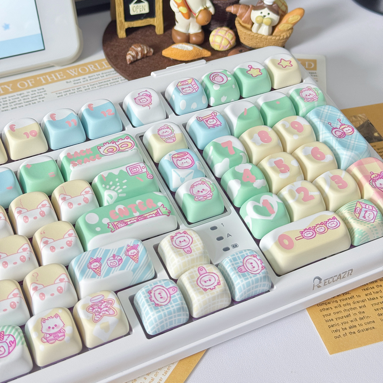 Title 6, PBT Material Girl Series Keycaps