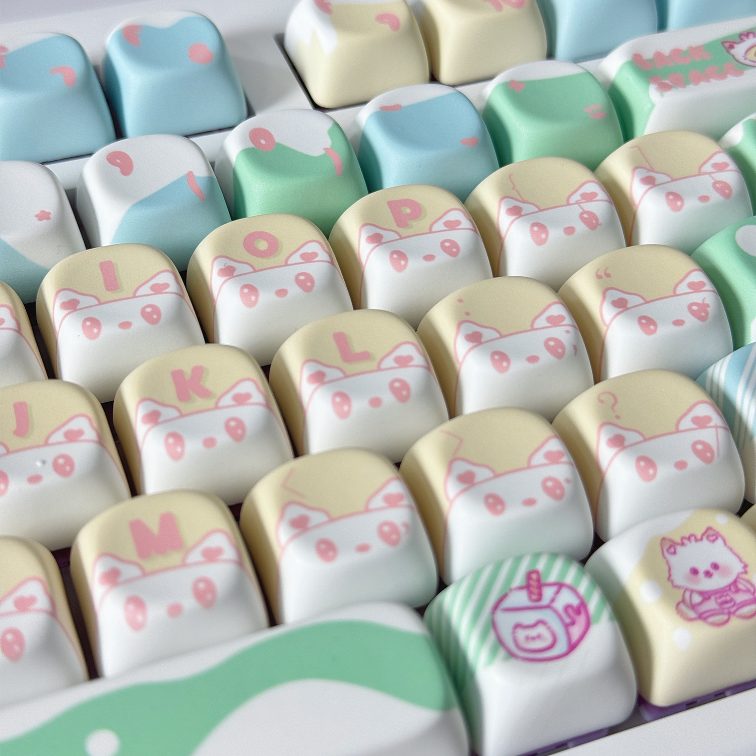 Title 2, PBT Material Girl Series Keycaps