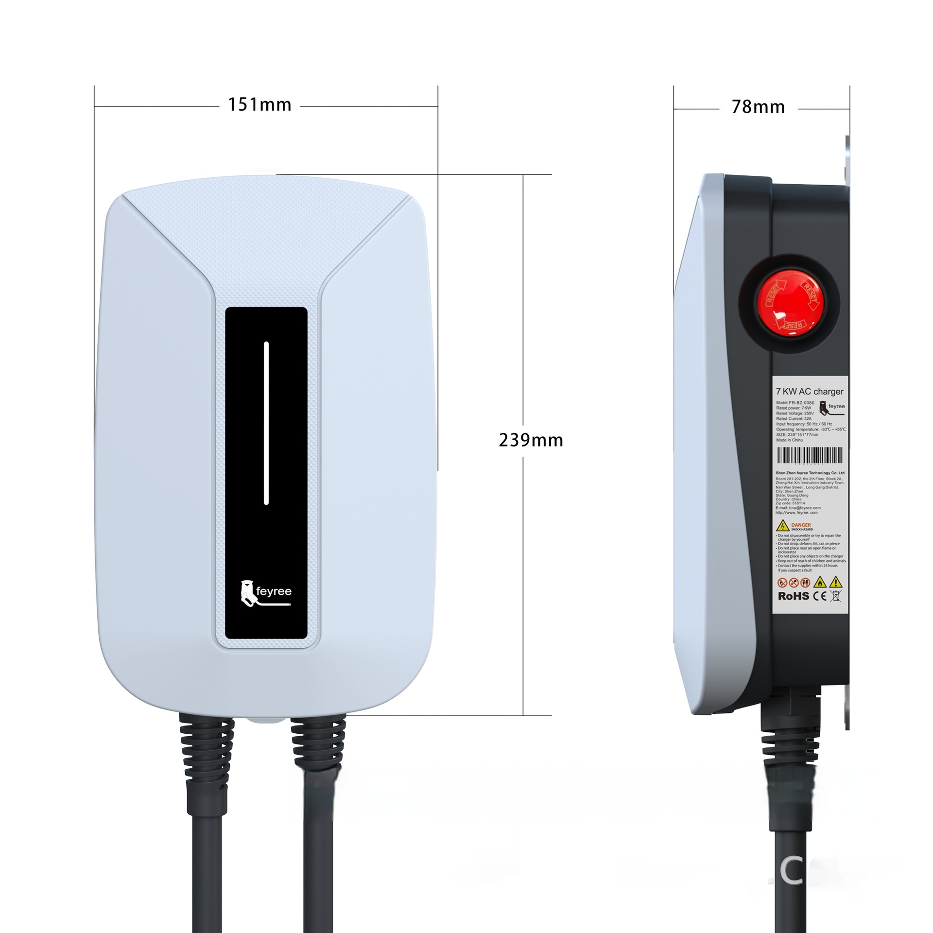 Title 5, 7KW Evrensel Hızlı Şarj Tabancası Yeni Enerji A...