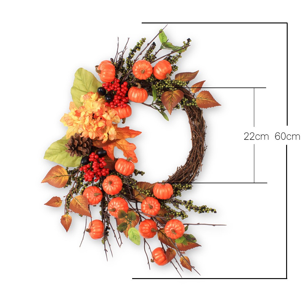 Title 5, Thanksgiving Harvest Festival Garland Autumn Co...