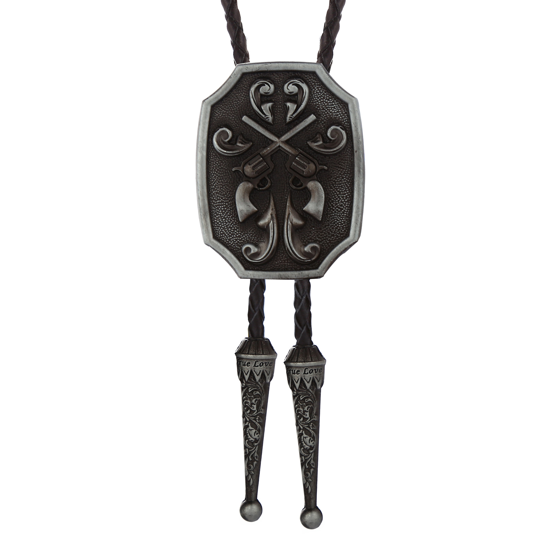 Title 2, Bolo Tie Silver Gold Suncha Two-tone