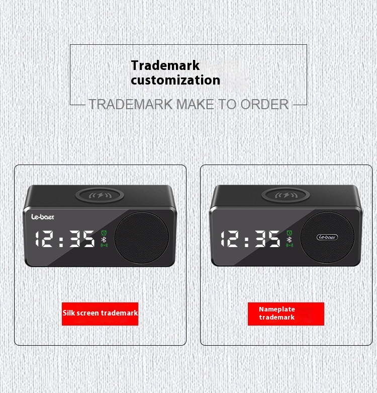 Title 5, Digital Clock Alarm Clock Bluetooth Amplifier R...