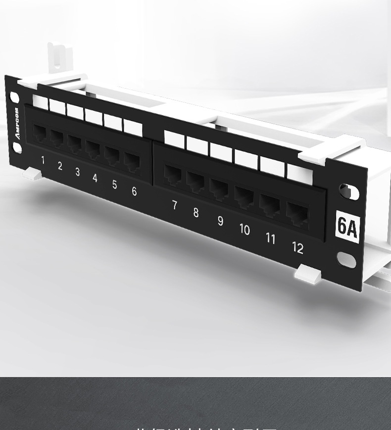 Title 2, Unshielded Cabinet Type 12-port Network Distrib...