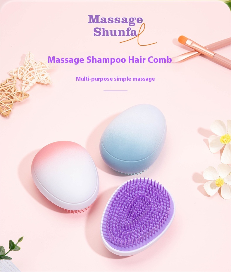 Title 3, Portable Shun Massage Small Solid Color Cute Ha...