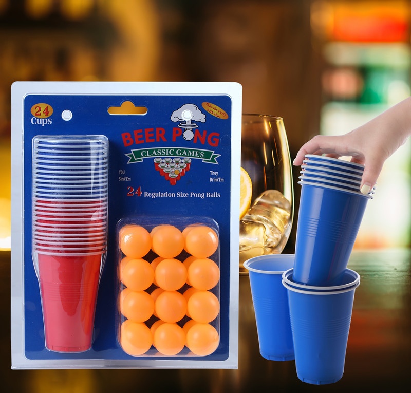 Title 9, 24 Beer Pong Game Cup Bar Supplies