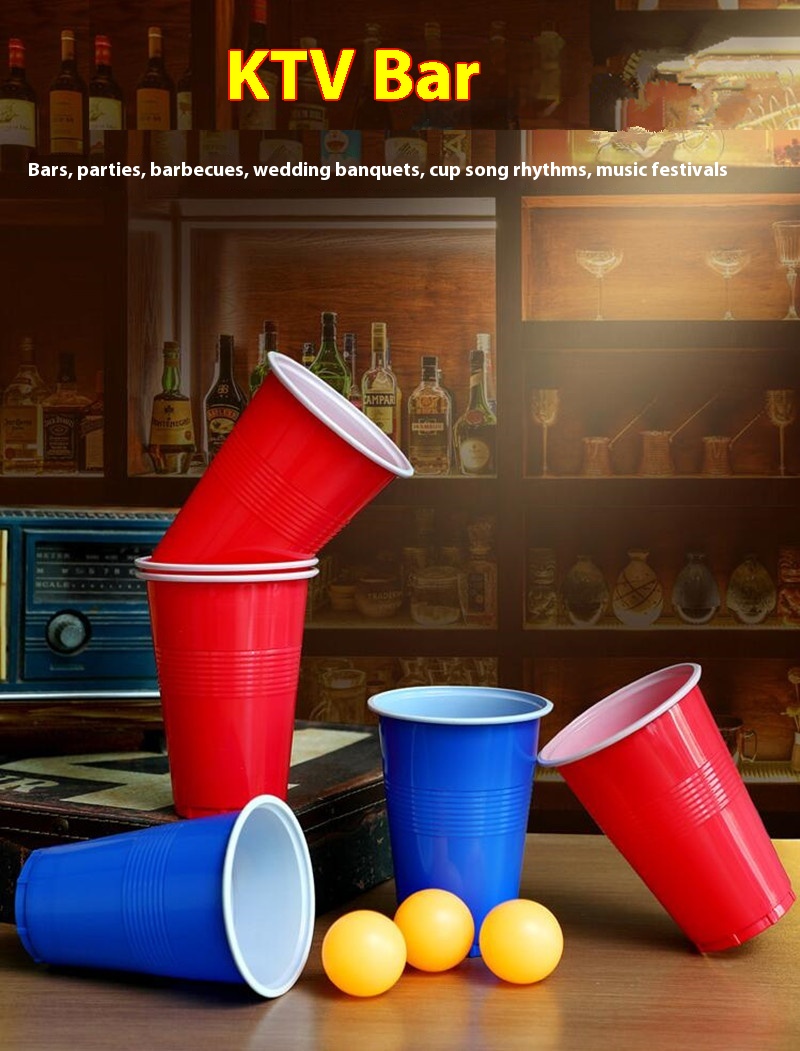 Title 8, 24 Beer Pong Game Cup Bar Supplies