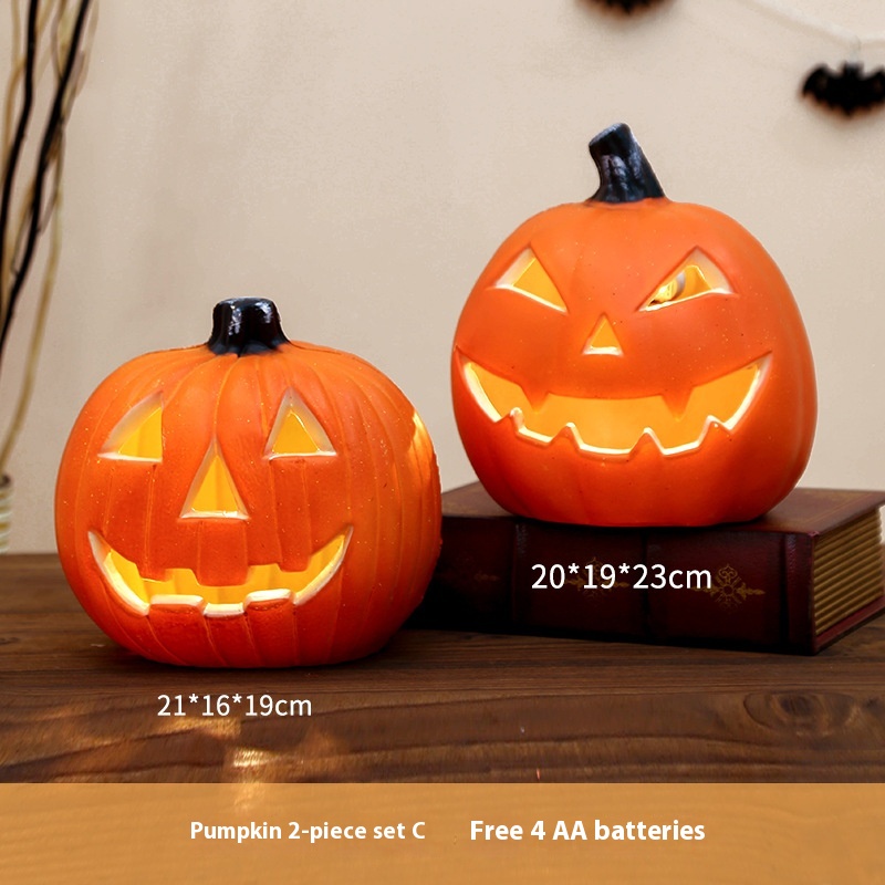 Halloween Pumpkin Lantern Decoration Office Desktop Ornament