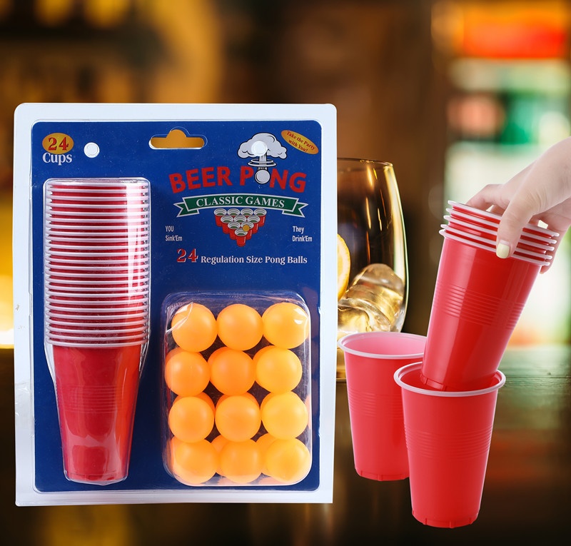 Title 5, 24 Beer Pong Game Cup Bar Supplies