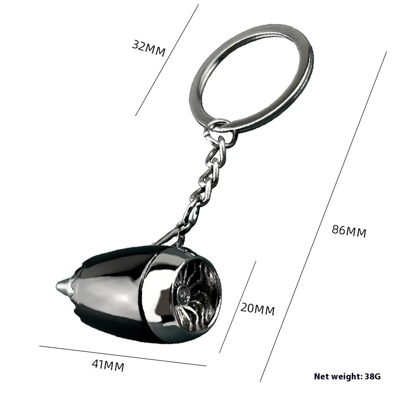 Title 6, Machine Engine Keychain Handbag Pendant Simulat...