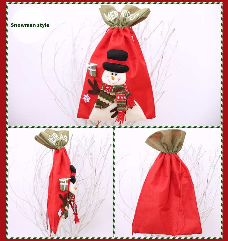 Title 9, New Large Three-dimensional Linen Christmas Gif...