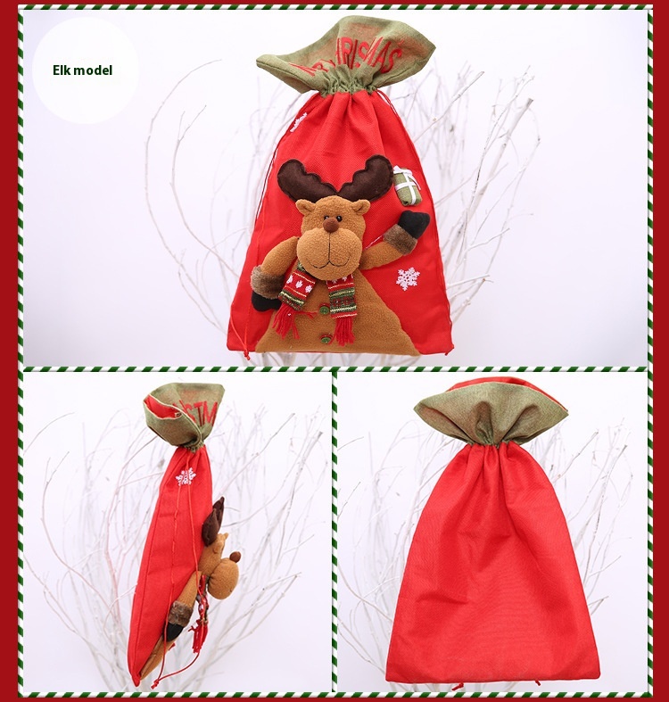 Title 4, New Large Three-dimensional Linen Christmas Gif...