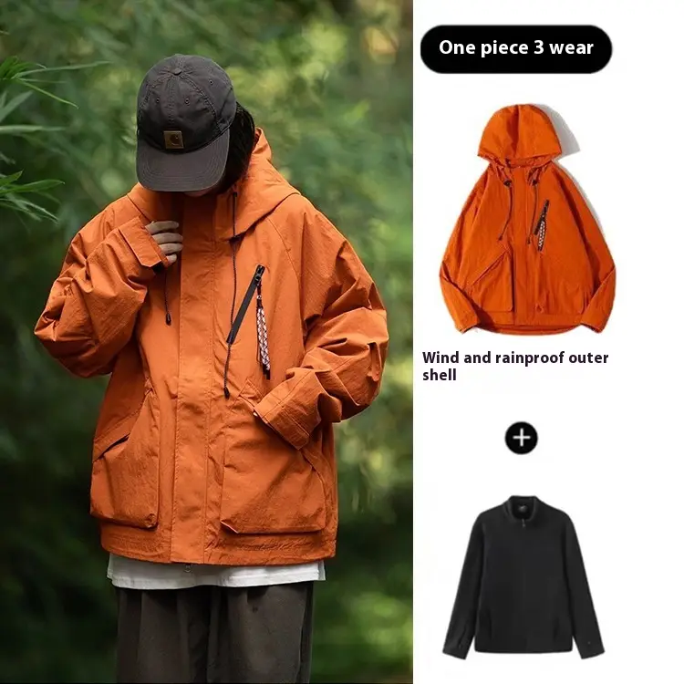 Mountainvalley23SS Spring Outdoor Jacket Windproof Waterproof Hooded Functional Jacket For Men And Women
