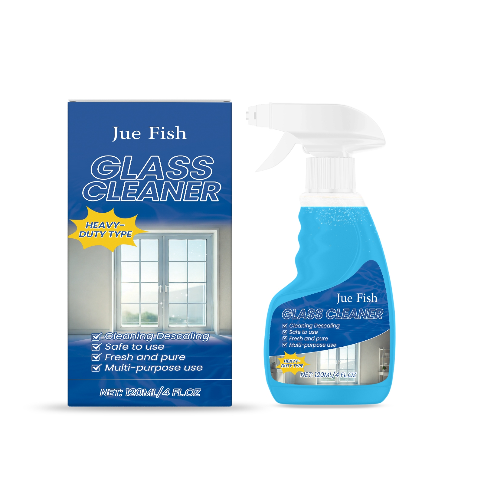 Title 1, Household Glass Cleaner Achieve streak-free shi...