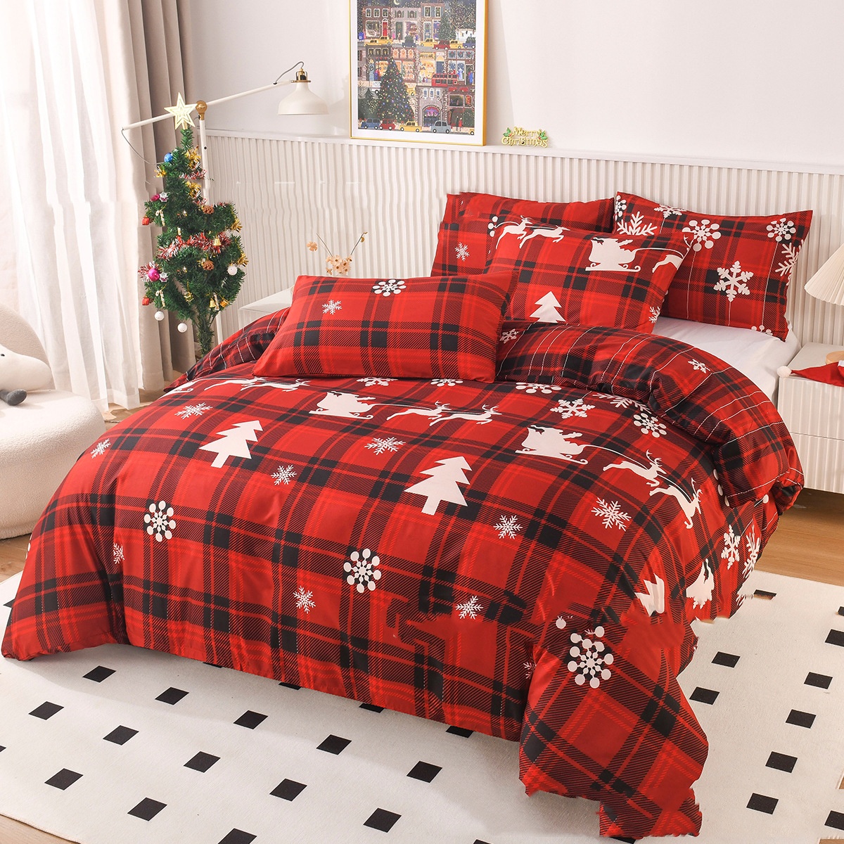 Title 10, Christmas Eve Down Quilt Cover Bedding