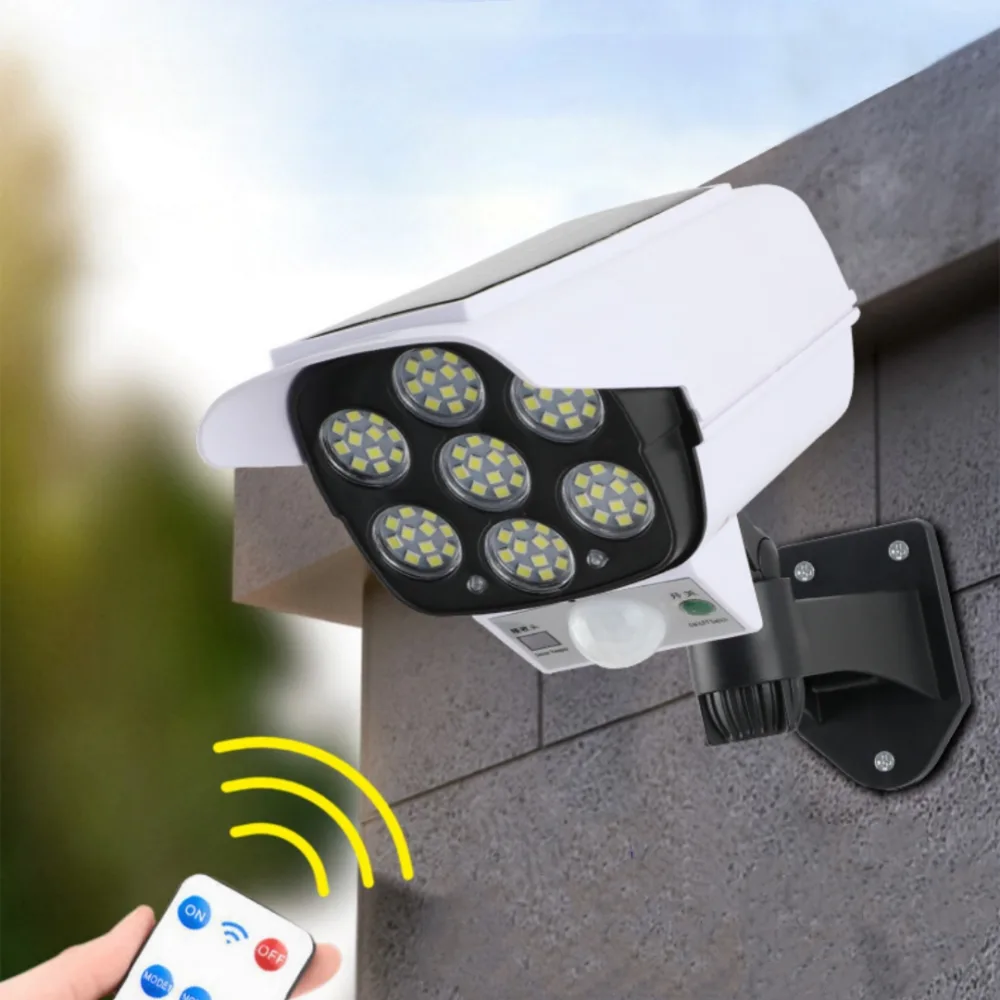 Solar Simulation Monitor Lamp Outdoor Courtyard Led Waterproof Induction