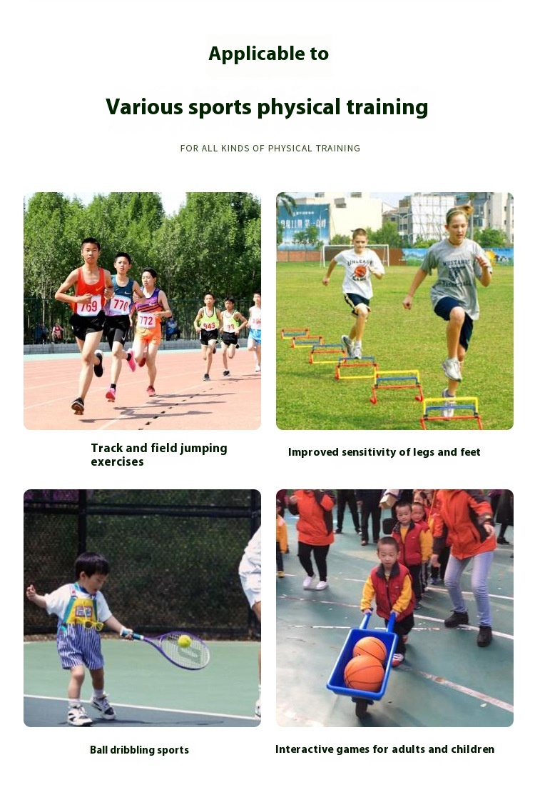 Title 13, Folding Hurdle Football Training Equipment Adju...