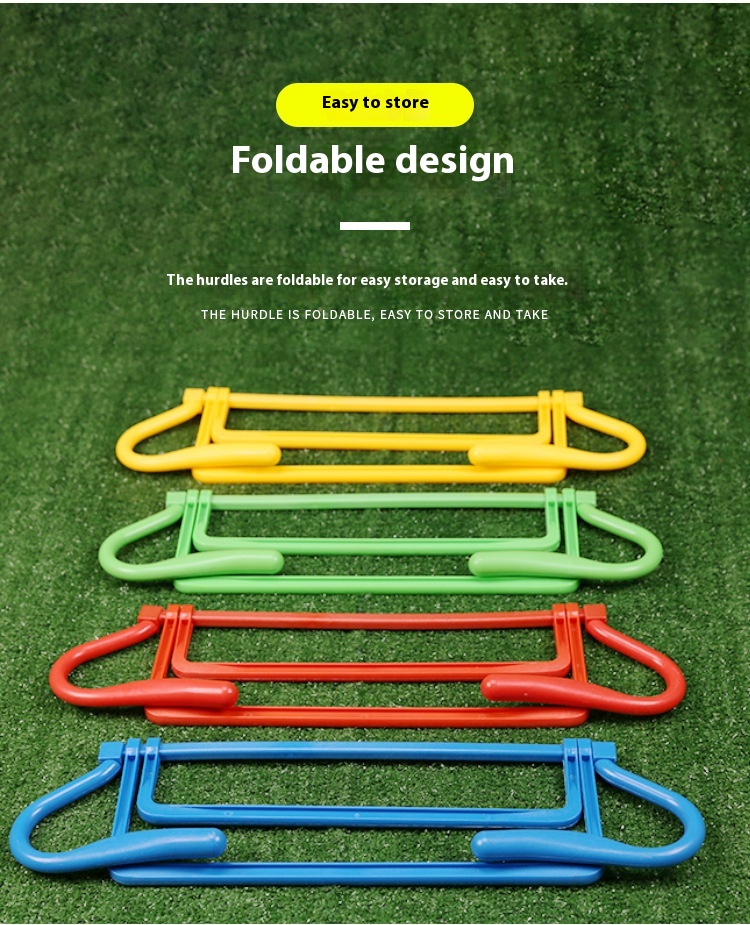 Title 10, Folding Hurdle Football Training Equipment Adju...