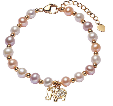 High-Grade 14K Gold-plated Pearl Bracelet For Women