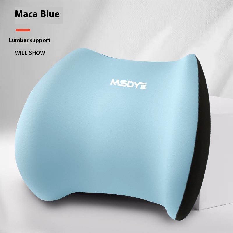 Sky Blue Lumbar Support Pillow