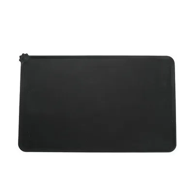 No Plus sized Silicone Pet Placemat Dog's Paw Pet Cat Dog Food Bowl Pad Black - Shop at LoveMi