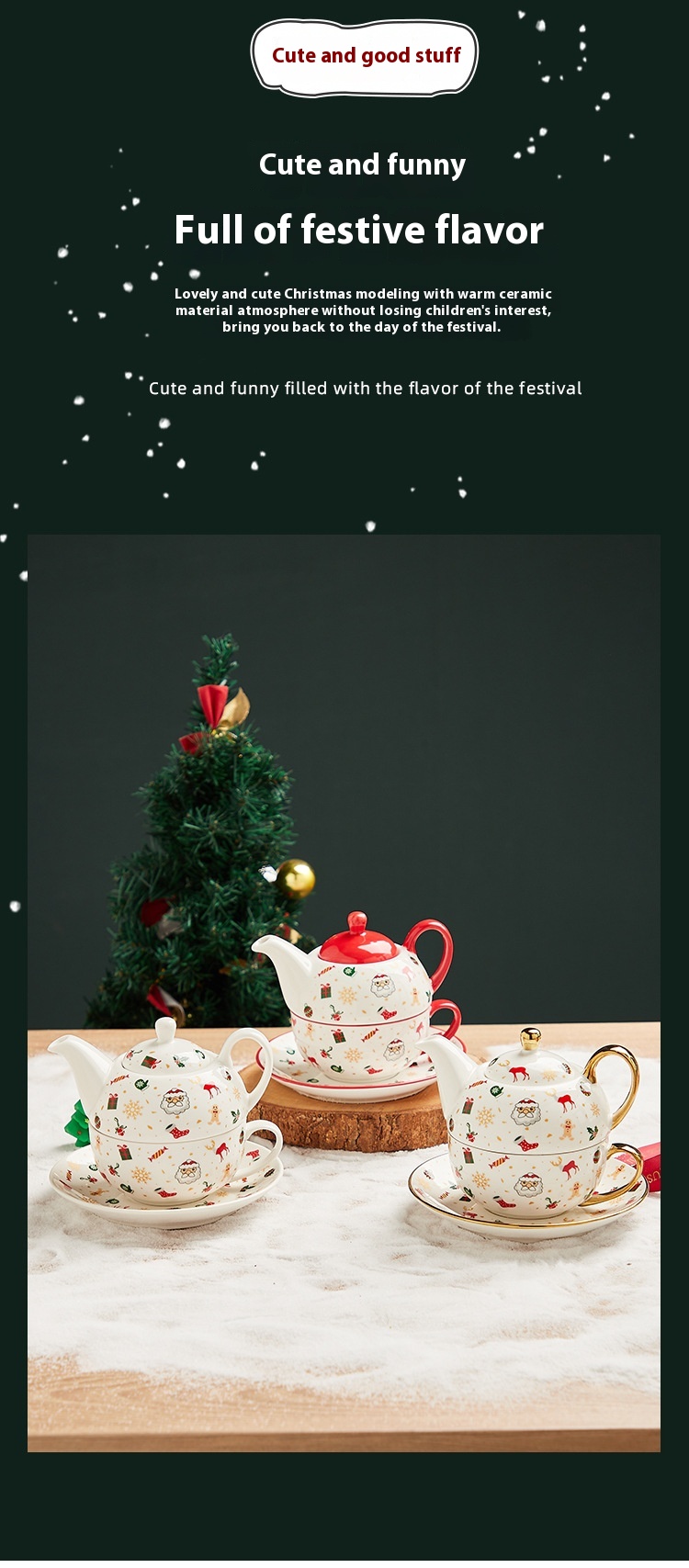 Title 1, Creative Christmas Gold-plated Ceramic Cups And...