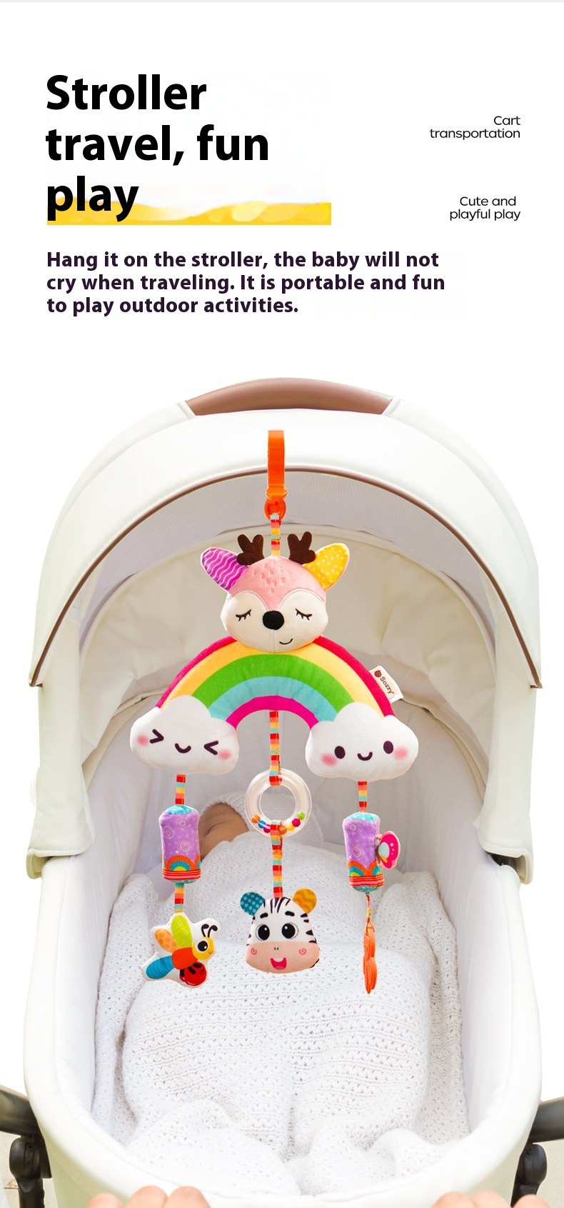 Title 6, Pacify Baby Stroller Wind Chimes Pendant Toy